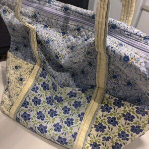 April Cornell Floral Fabric Tote Bag